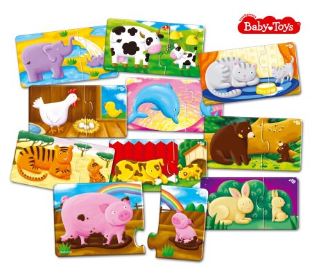 Пазл Baby Toys 20 maxi "Чей малыш?" KOR-02514