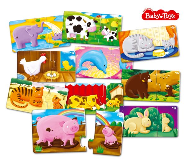 Пазл Baby Toys 20 maxi "Чей малыш?" KOR-02514