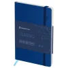 Записная книжка А6 80л. Greenwich Line "Classic. Blue" ЛАЙТ, кожзам, с резинкой, фактурное тиснение, блок в клетку RE-NA6_50595
