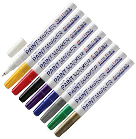 Маркер-краска MunHwa "Extra Fine Paint Marker" 1 мм, нитро-основа