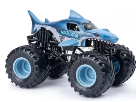 Монстер Джем. Машинка 1:64 1 шт, в ассортименте 9 видов, в блистере. Monster Jam ROS-43702