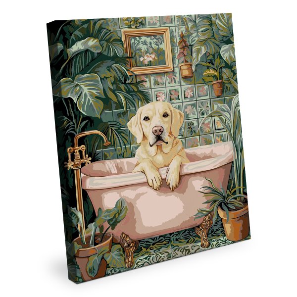 Набор для раскрашивания по номерам (холст на подрамнике) ФРЕЯ 50 х 40 см "Минутка релакса" PNB/PL-378