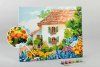 Набор для раскрашивания по номерам (холст на подрамнике) ФРЕЯ 50 х 40 см "Дом в цветущем саду" PNB/PL-075
