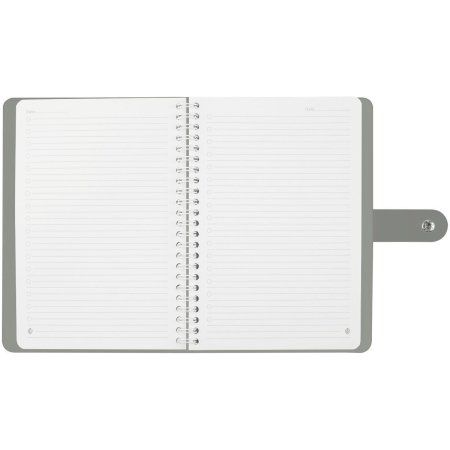 Записная книжка А5 96л. Greenwich Line "Shimmer. Silver" ЛАЙТ, кожзам, скрытый гребень, блок в линию RE-NA5_51422
