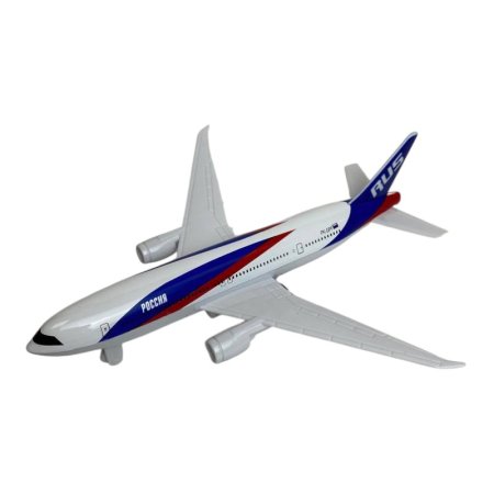 Игрушка инерционная KiddieDrive Пассажирский самолет,  металл, 18,5 см UT-91015