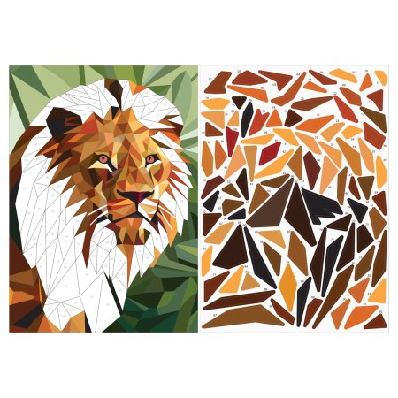 Аппликация наклейками ТРИ СОВЫ "Джунгли" А4, 2 основы, картонный конверт RE-АПн_64298