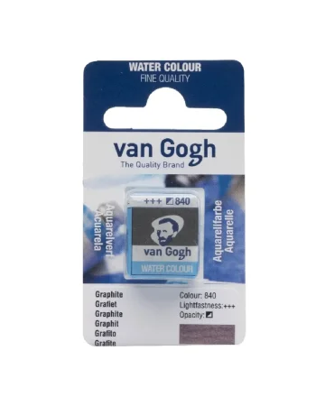 Краска акварельная VAN GOGH кювета №840 Графит RT20868401