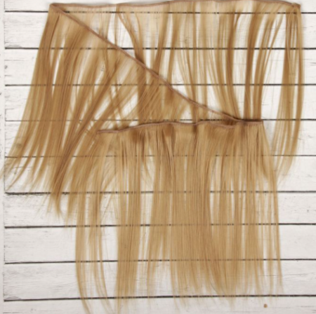 Волосы-трессы для кукол "Прямые" длина 25 см, ширина 100 см №16 2294904