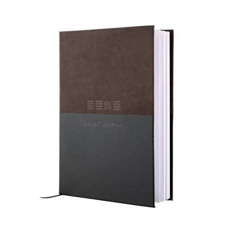 Блокнот для записей Стихия Bullet Journal 100 г/м2, 14 x 20 см, 80 л, жесткая обложка, черный MPST04047