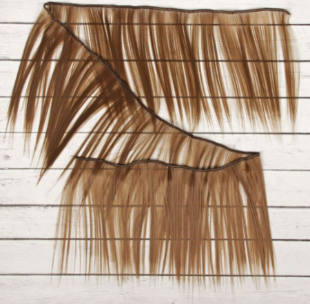 Волосы-трессы для кукол "Прямые" длина 15 см, ширина 100 см №18Т 2294884