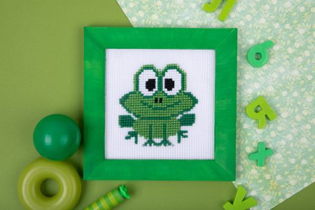 Набор для детского творчества KLART "Детские истории. Лягушка" 12 х 12 см 8-478