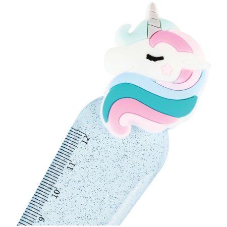 Линейка с топпером 12 см MESHU "Unicorn" пластиковая, европодвес RE-MS_36850 Линейка с топпером 12 см MESHU "Unicorn" пластиковая, европодвес RE-MS_36850