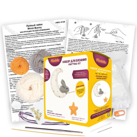 Набор для вязания "Miadolla" Лунный зайка AMG-0128