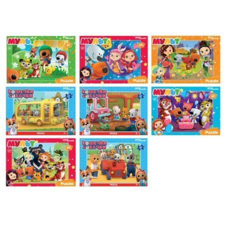 Пазл Step Puzzle 120 "Мульт. Ми-ми-мишки. Сказочный патруль и др." RE-75175