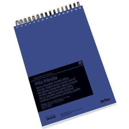 Блок для разных техник REFLEX Studioline Mix Media 300 г/м2 A4 30 л, зернистая, спираль RX-VF5004286