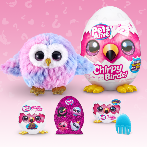 Игрушка ZURU Pets Alive "Птичка-повторюшка" в ассортименте IT-9537