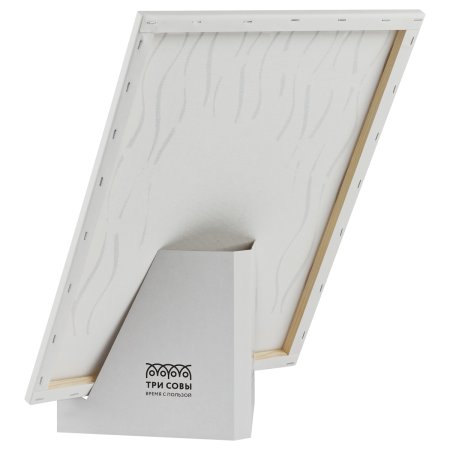 Картина по номерам на холсте с глиттером ТРИ СОВЫ "Кошачьи мечты" 40 x 50 см с акриловыми красками и кистями RE-КХг4050_57060