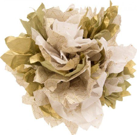 Бумага тишью FOLIA Design Mix 20 г/м2 50 x 75 см, 6 шт, в 3 дизайнах, золотой микс FL-90602