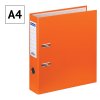 Папка-регистратор A4 OfficeSpace 70 мм, бумвинил, с карманом на корешке, оранжевая RE-270119