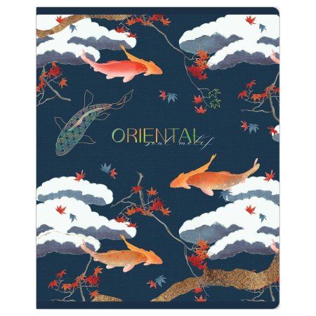 Тетрадь 48л. A5 клетка Greenwich Line "Refinement" матовая ламинация, тиснение фольгой, 70 г/м2 RE-N5c48-47901