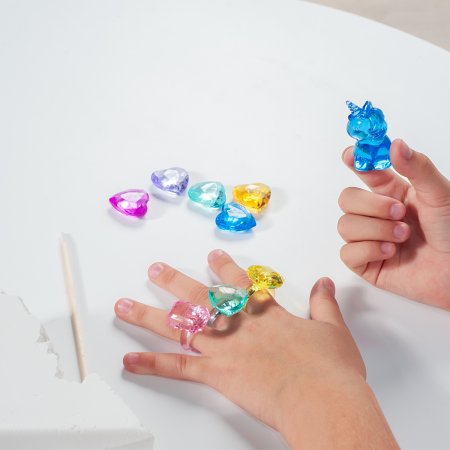 Научно-познавательный набор "Раскопки: 9 артефактов" 5 сердец, 1 единорог, 3 кольца KOR-05117