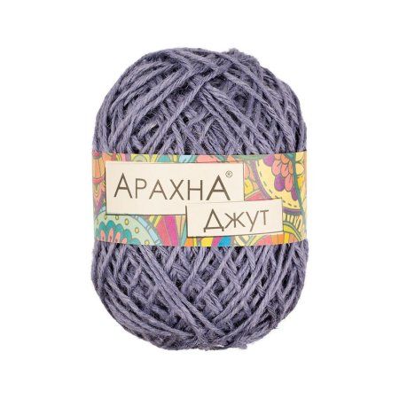 Пряжа ARACHNA Jute 100% джут 1 x 100 ± 10 г 90 ± 5 м №017 сиреневый ARA-JUT-017