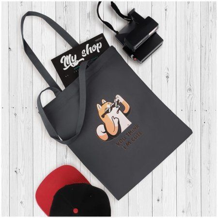 Сумка-шоппер MESHU "Cute" 33 x 40 см, канвас RE-MS_43799