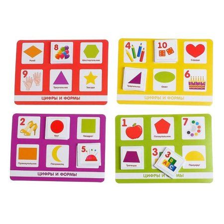 Лото "Цифры и формы" SIM-5395815