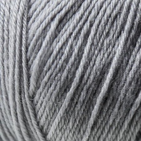 Пряжа Пехорская ПТ "Детский каприз" 50% мериносовая шерсть, 50% микрофибра 1 х 50 г 225 м №048 серый PEH-DET-CAP-048