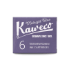 Набор картриджей Kaweco для перьевых ручек 6 штук Темно-синий в картонной коробке KAW-10000258