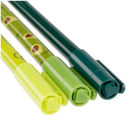 Ручка гелевая стираемая MESHU "Avocado" синяя, 0.5 мм, корпус ассорти RE-MS_65985