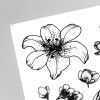 Татуировка на тело "Цветочки" 10 x 15 см SIM-7025978