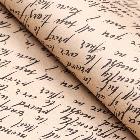 Бумага упаковочная крафтовая 0.70 х 10 м 70 г/м2 черная-рукопись SIM-9582338