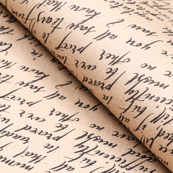 Бумага упаковочная крафтовая 0.70 х 10 м 70 г/м2 черная-рукопись SIM-9582338