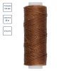 Нитки для кожи вощёные плоские "Промысел" 0.8 мм 25 м № 003 коричневый LC-001-003