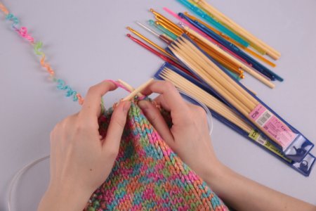 Спицы 5-ти комплектные GAMMA бамбук d 2.0 мм 20 см BC2-20