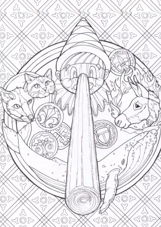 Книга: Раскрашиваем сказочные миры. 40 иллюстраций с отрывками из книг EKS-008092 Книга: Раскрашиваем сказочные миры. 40 иллюстраций с отрывками из книг EKS-008092