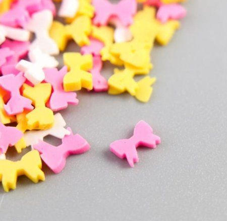 Декор для творчества пластик "Бантики" 10 г 0.6 x 0.3 см SIM-5117990