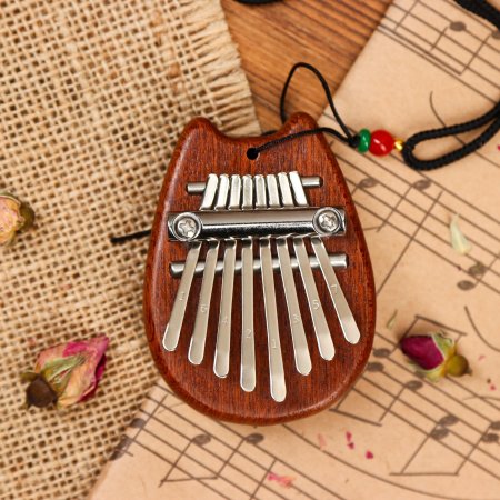Музыкальный инструмент Калимба "Кошечка" Music Life 8 язычков, 5.5 x 7.5 x 1.8 см, дерево SIM-9366316 Музыкальный инструмент Калимба "Кошечка" Music Life 8 язычков, 5.5 x 7.5 x 1.8 см, дерево SIM-9366316