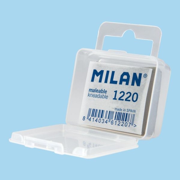 Ластик-клячка MILAN "1220" синт.каучук, пласт.бокс, блистер ML-BCM1220C