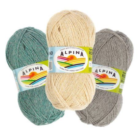 Пряжа ALPINA Roland 100% альпака 50 г 200 м ± 10 м Пряжа ALPINA Roland 100% альпака 50 г 200 м ± 10 м