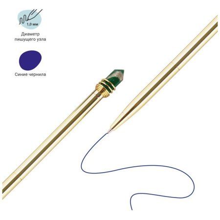 Ручка шариковая автоматическая MESHU "Gloss crystal" синяя, 1.0 мм RE-MS_93980