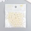 Бусины для творчества пластик "Жемчуг" 20 гр d 0.8 см SIM-1056515