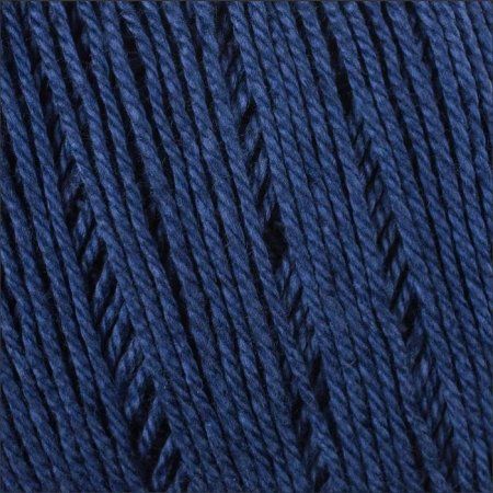 Пряжа Пехорская ПТ "Успешная" 100% мерсеризованный хлопок 1 х 50 г 220 м №004 т.синий PEH-USP-004