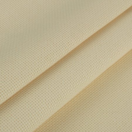 Канва GAMMA Aida №14 100% хлопок 1 шт 30 x 40 см ± 2 см кремовый K04-30-40-C