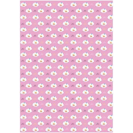 Упаковочная бумага глянцевая MESHU "День Рождения" 1л. 70 x 100 см 80 г/м2, ассорти, 5 дизайнов RE-MS_53490