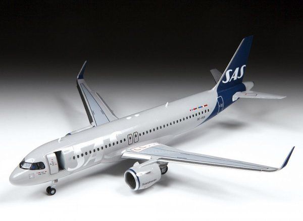 Сборная модель: Пассажирский авиалайнер "Аэробус А320neo", З-7037