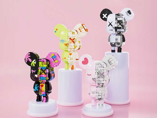 Конструктор Jaki "Bearbrick: Laser Green" IT-JK6250-3