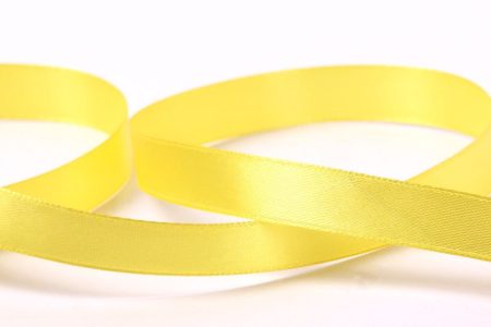 Лента атласная GAMMA 12 мм (1/2") 33 м ± 2 м №117 бл.желтый LEN-12-117