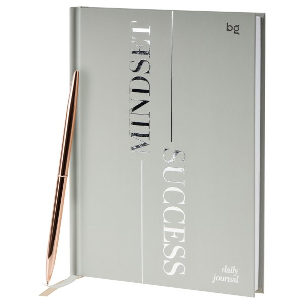 Ежедневник недатированный A5 136л. BG "Mindset. Mineral" 7БЦ, soft-touch, отд. фольгой 3D, в подарочной коробке RE-DuA5_66877